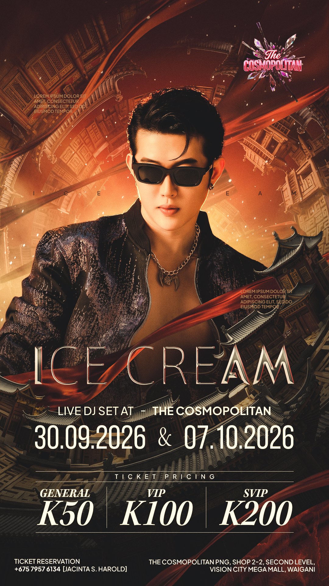 ICE CREAM @ The Cosmopolitan (30 Sep 2026)